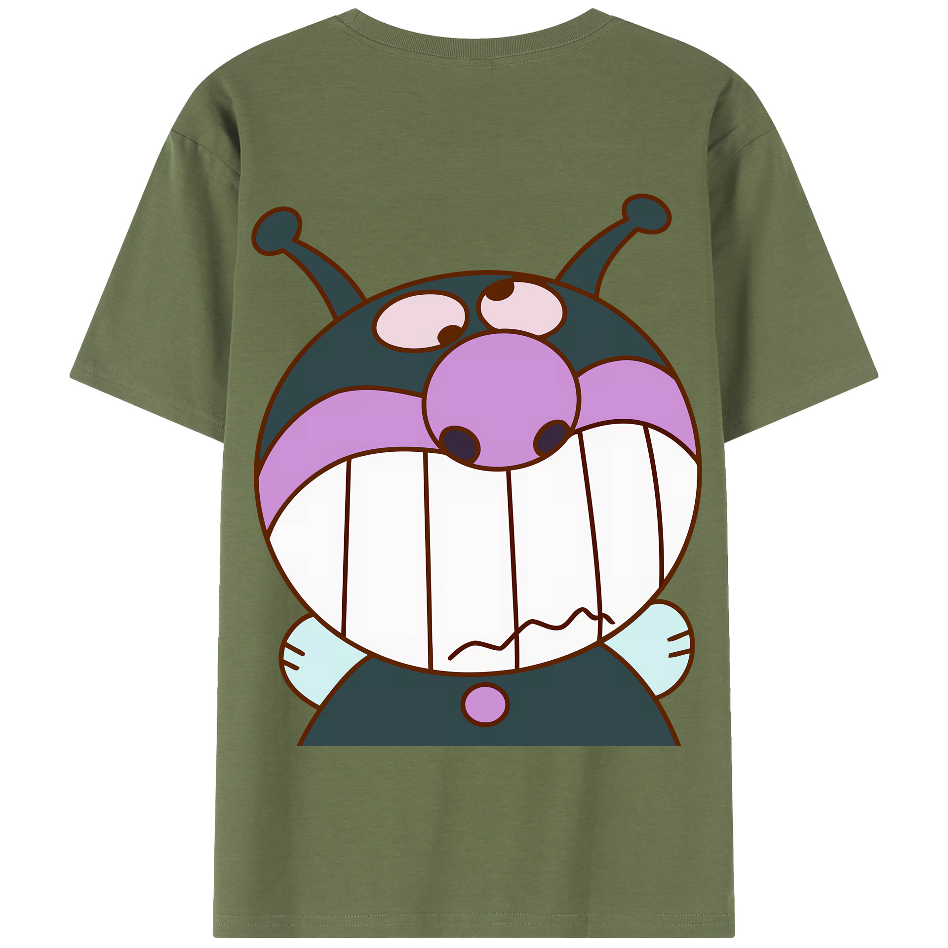 （画像用） アンパンマン Anpanman 綿100％半袖Tシャツ（背面プリント）